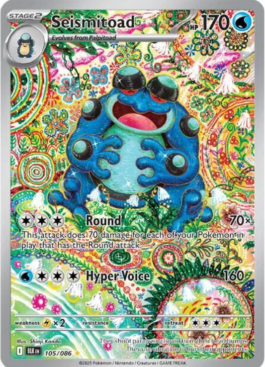 Seismitoad - 105/086 - SV: Black Bolt (BLK)